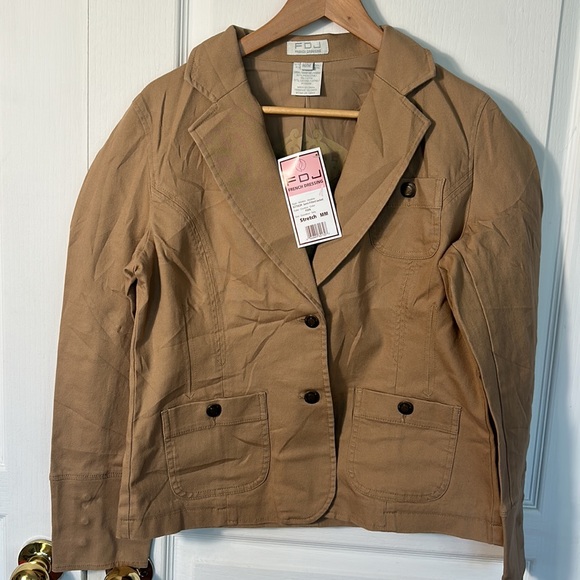 NWT FRENCH DRESSING STRETCH DENIM JACKET BUTTONS DOWN available in sizes S/M/L - Picture 2 of 6